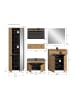 ebuy24 Garderobenmöbel Canu (6-teilig) Eiche 255 x 37 cm