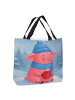Mr. & Mrs. Panda Tasche Schwein Glühwein Design ohne Spruch in Weiß