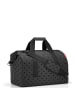 Reisenthel travelling allrounder L - Reisetasche 48 cm (smiley grey) in glossy dots black