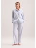 Seidensticker Pyjama Regular in Hellblau