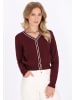 DreiMaster Women Cardigan in wine red