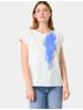 TAIFUN Rundhals T-Shirt für Damen in uni