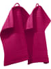 REDBEST Frottier Seiftuch 2er-Pack New York in fuchsia