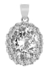 Adeliás Damen Anhänger aus 925 Silber mit Zirkonia in silber