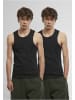Urban Classics Urban Classics Tank-Tops in black+black