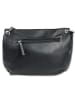 Glüxklee Glüxklee Umhängetasche, Henkeltasche Kunstleder schwarz ca. 28cm