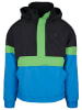 Urban Classics Windbreaker in black/cobaltblue