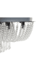 Beliani Pendelleuchten DORNAS in Silber - (W) 45 x (H) 23 x (L) 45 cm