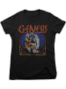 GENESIS Shirt "Retro Girly Tee" in Schwarz