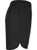 Urban Classics Urban Classics Damen Ladies Linen Mixed Shorts in black