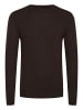 BLEND Strickpullover BHLars 20703347ME Strickpulli mit aufgestickten Ellenbogenpatches in Schwarz