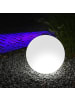 SATISFIRE LED Leuchtkugel 40cm outdoor beleuchtete Kugel Kugelleuchte weiß