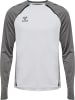 Hummel Sweatshirt Daumenlöcher Hmllead Erwachsene in WHITE/STEEL GRAY