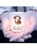 Mr. & Mrs. Panda Kerze Hund Entspannen mit Spruch in Transparent