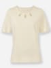 WITT WEIDEN Rundhals-Shirt in elfenbein