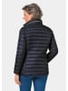 GOLDNER Kurzgröße:  Leichte Steppjacke in knitterarmer Ware in marine