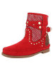 Ital-Design Stiefelette in Rot