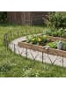 relaxdays 5 x Beeteinfassung in Schwarz - (B)50 x (H)45 cm