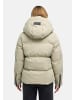 Navahoo Steppjacke Wolkentanz XIV in Pebble Grey