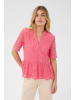 SAINT TROPEZ Kurzarm-Bluse ZannaSZ Gerade Passform in Fruit Dove