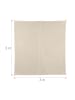 relaxdays Sonnensegel in Beige - (B)300 x (T)300 cm
