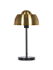 Beliani Tischleuchten SENETTE in Schwarz/Gold - (W) 24 x (H) 44 x (L) 24 cm