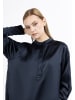 DreiMaster Klassik Damen Langarmbluse in Navy