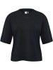 Hummel T-Shirt "Mt Vanja Boxy Short T-Shirt" in Schwarz