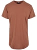 Urban Classics Urban Classics Herren Shaped Long Tee in terracotta