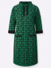 WITT WEIDEN Jersey-Kleid in grasgrün-schwarz-gemustert