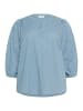 KAFFE curve Langarm-Bluse KCloulou Regular fit in Windward Blue