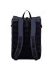 SANDQVIST Stream Slim Rolltop - Rucksack M 14" 60 cm (black) in navy