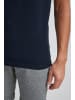 11 Project Poloshirt PROrson 21300818-ME Poloshirt mit seitlichen Schlitzen in Blau