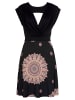 Beach Time Jerseykleid in schwarz-bedruckt