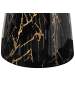 Beliani Beistelltisch STORM in Schwarz/Gold - (W) 39 x (H) 54 x (L) 39 cm