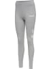 Hummel Hummel Leggings Hmllegacy Damen Dehnbarem in GREY MELANGE