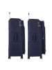 D&N Travel Line 9504 4 Rollen Trolley L 76 cm mit Dehnfalte in navy