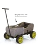 Hauck Toys Bollerwagen Eco Mobil Forest Green - faltbar in grau,beige