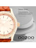Oozoo Analog-Armbanduhr Oozoo Timepieces orange groß (ca. 43mm)