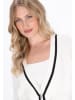 DreiMaster Maritim Women Cardigan in offwhite navy