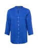 Franco Callegari Leinenbluse in indigo - 0091