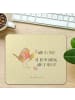 Mr. & Mrs. Panda Mousepad Rotkehlchen Federn mit Spruch in Gelb Pastell