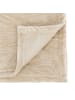 Atmosphera Créateur d'intérieur Kuscheldecke in beige
