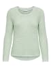 ONLY Einfarbiger Basic Strickpullover ONLGEENA in Mint