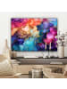 MuchoWow Leinwand bilder Abstrakte Kunst bunt (BxH)