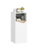 HOMCOM Badezimmerschrank in Weiß 30L x 30B x 71,5H cm