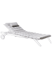 Beliani Auflagen CESANA PREMIUM in Grau - (W) 56 x (H) 5 x (L) 192 cm