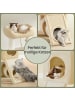 Feandrea Katzenbaum Clawfy in Beige - (B)50 x (H)141 x (T)50 cm