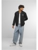 Mister Tee Jacke "Los Angeles Emb Heavy Tonal College Jacket" in Schwarz
