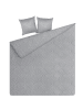 Beliani 3-tlg Tagesdecke ALAMUT in Grau